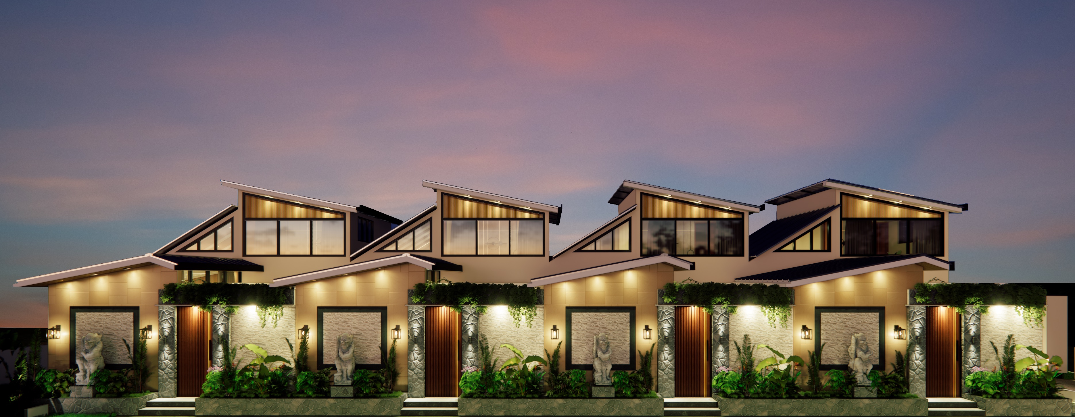 Ubud Grove — East Elevation